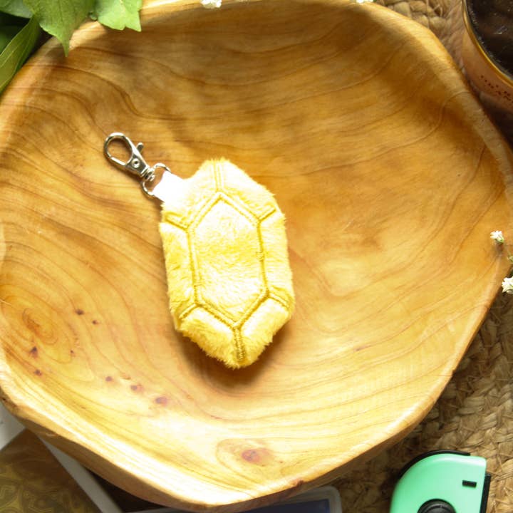 Mamukeeto – wholesale Nyckelring - Unisex – Legend of Zelda Rupee Plysch Nyckelring | Handgjord | Flera Färger | 3" x 2"