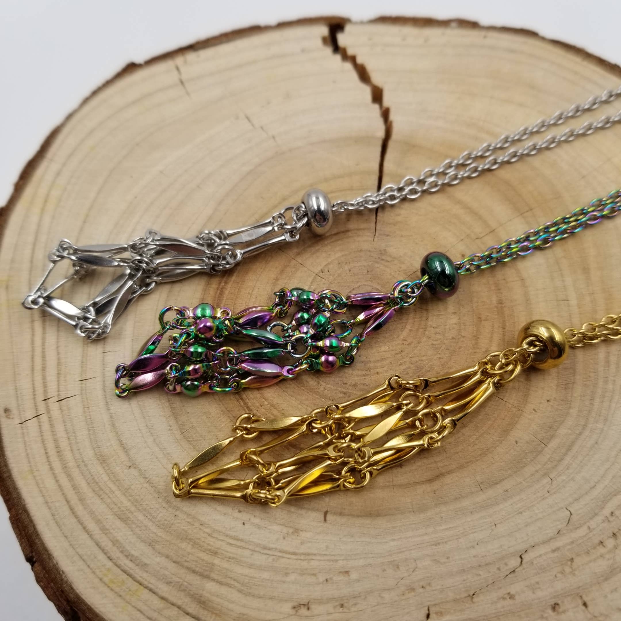 CHAKRA JEWELRY - Wholesale Halskettinghanger - Verwisselbare halskettingen met macramékooi en verstelbare halskettingen4