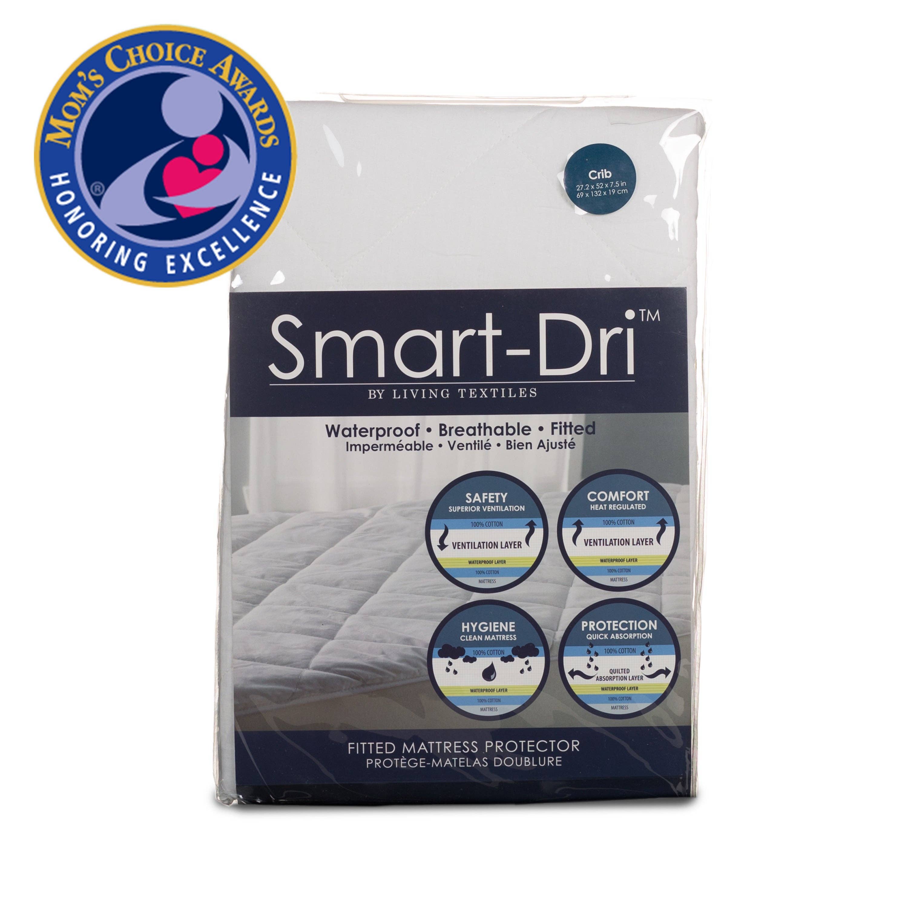 Living Textiles - Wholesale Mattress Pad/Protector - Smart-Dri™ Waterproof Mattress Protector - Crib