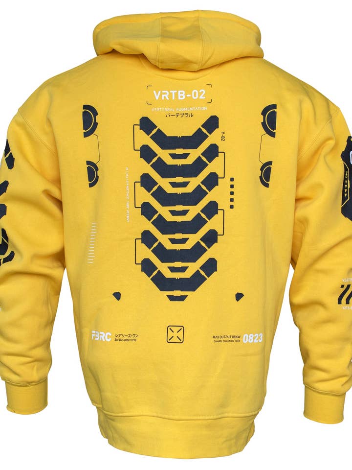 Fabric of the Universe - Wholesale Hoodie - Heren - VRTB-02 Gele Hoodie