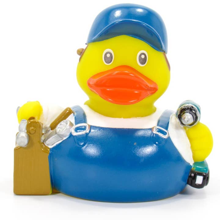 Handy Fix It Rubber Duck for wholesale by Ducks in the Window