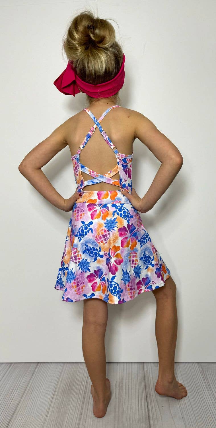 Clover Cottage - Wholesale Athletic Dress - Kids - Aloha Athletic Girls Dress9