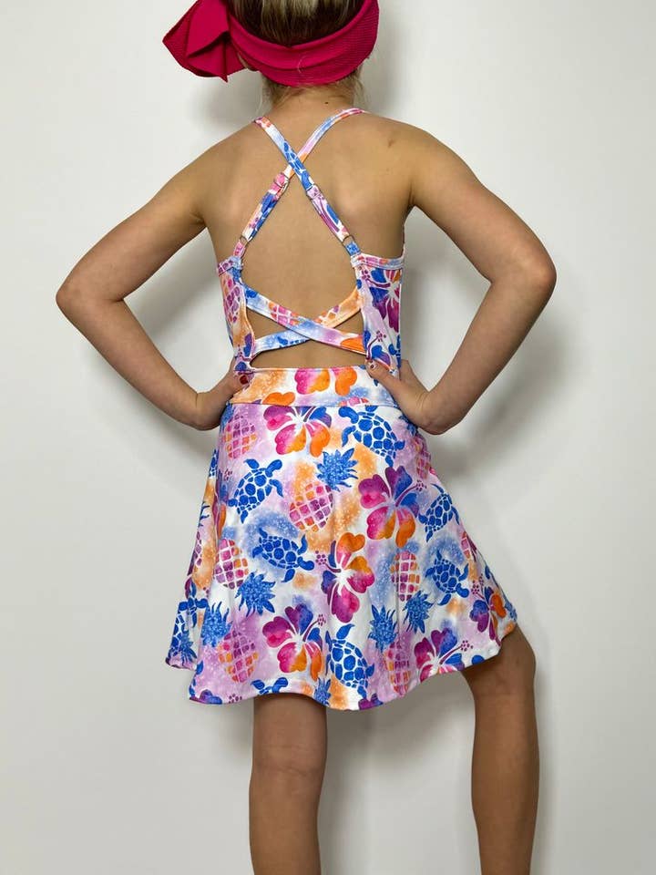 Clover Cottage - Wholesale Athletic Dress - Kids - Aloha Athletic Girls Dress9