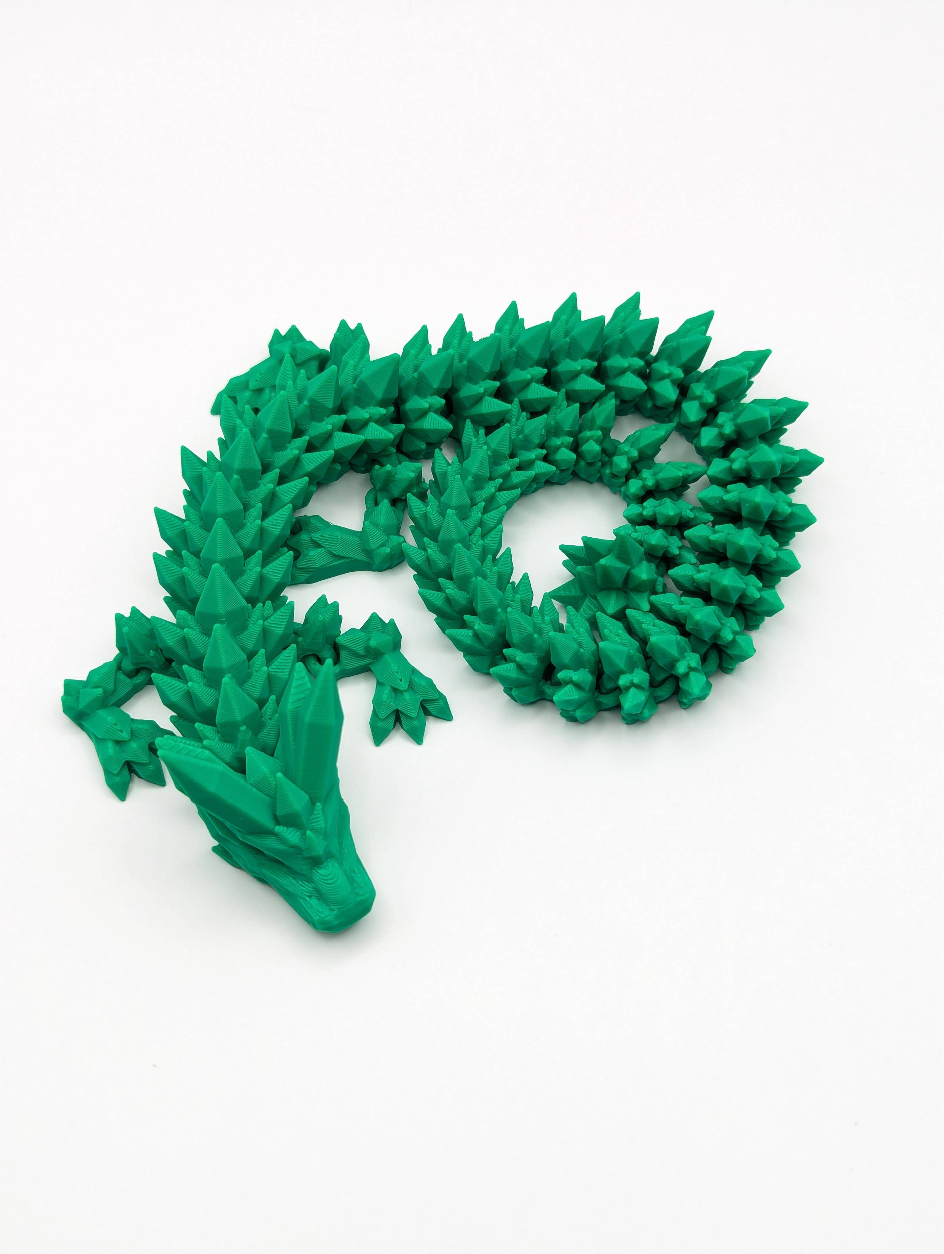 The Midnight Oil - Wholesale Fidget Toy - Kids - 3D Articulated Crystal Dragon (14")7