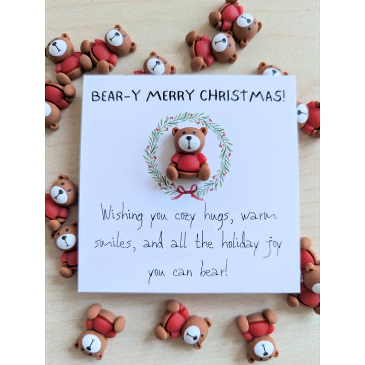 Berry Merry Christmas – Bear Mini Card and other Purchase Wholesale bearspaw christmas market. Free Returns & Net 60 Terms on Faire trending on Faire.