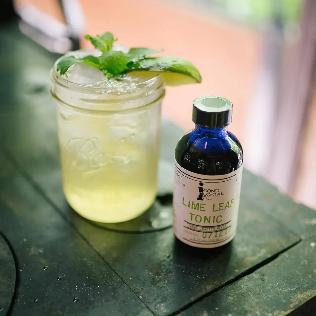 Iconic Cocktail Co - Wholesale Cocktail mix/syrup - Lime Leaf Tonic - Handcrafted Cocktail Mixer2