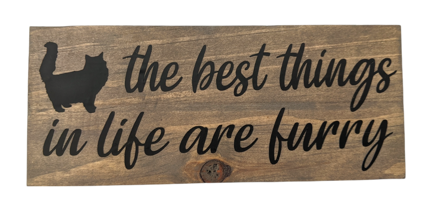 Made By Scratch Crafts – Sinal por atacado – Conjunto de Placas Decorativas de Gato – Conjunto Misto de 8 Placas de Madeira4