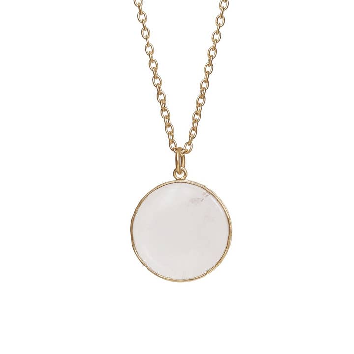 Amour de soi//Rosakvarts Halskæde pour la vente par Mana Jocale