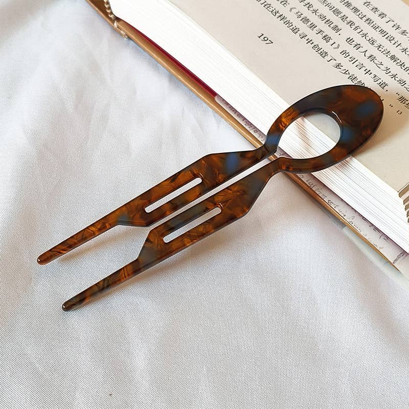 Tourtiwi - Vente Épingles à cheveux - Épingle à cheveux en acétate en forme de U, épingle à cheveux à texture colorée7