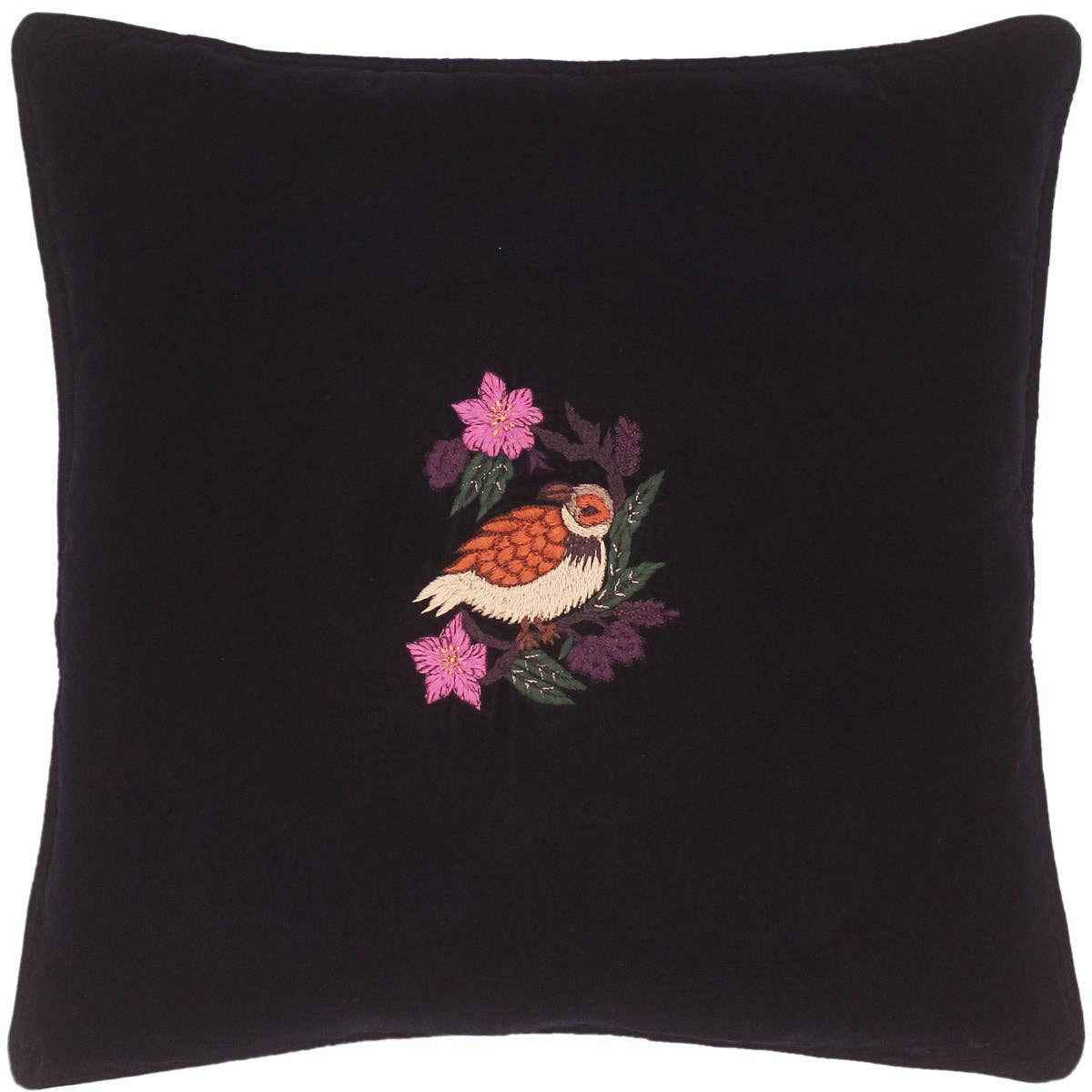 Arshs Fine Rugs - Wholesale Throw/Decorative Pillow - Tribal Geddes Hand Embroidered Italian Velvet Pillow5