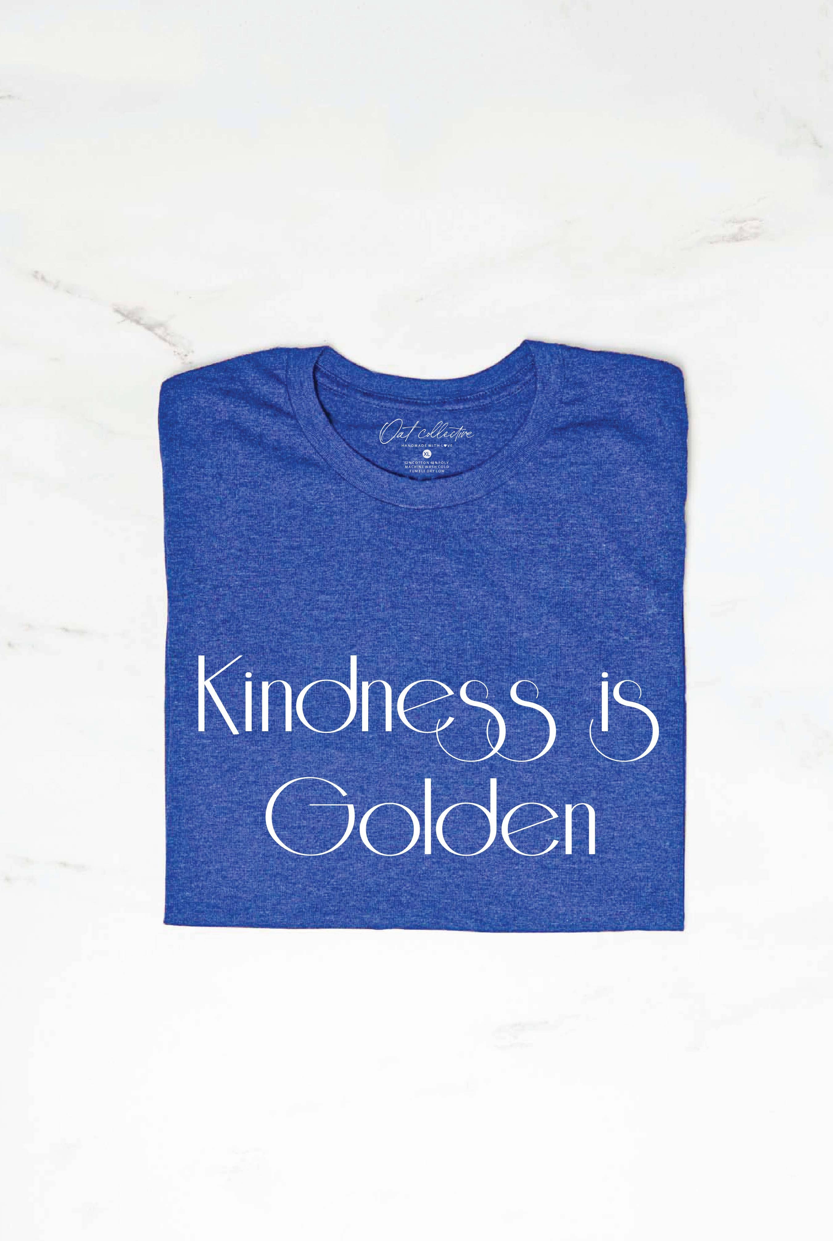 OAT COLLECTIVE – wholesale T-shirts med screentryck – Dam – VÄNLIGHET ÄR GOLDEN Grafisk T-shirt7