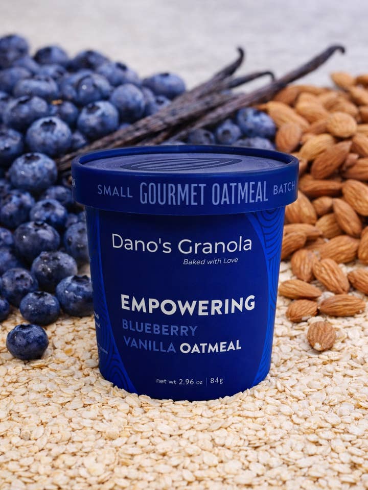 Aveia Instantânea de Mirtilo e Baunilha Energizante por atacado de Dano’s Granola