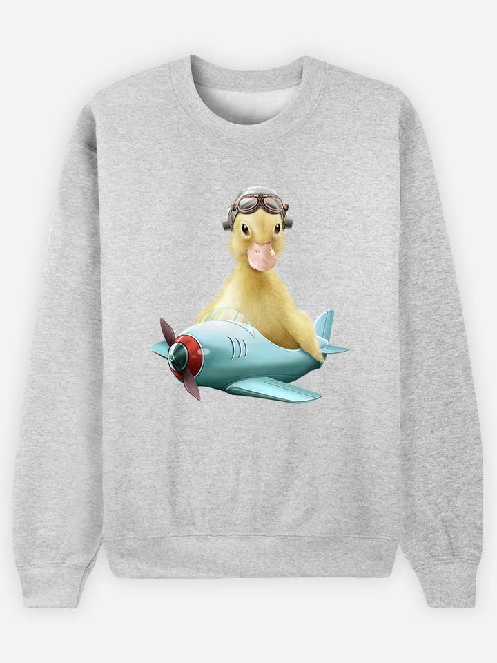 CAMISOLA DUCK PILOT FEMININA CINZA CHINA por atacado de Wooop