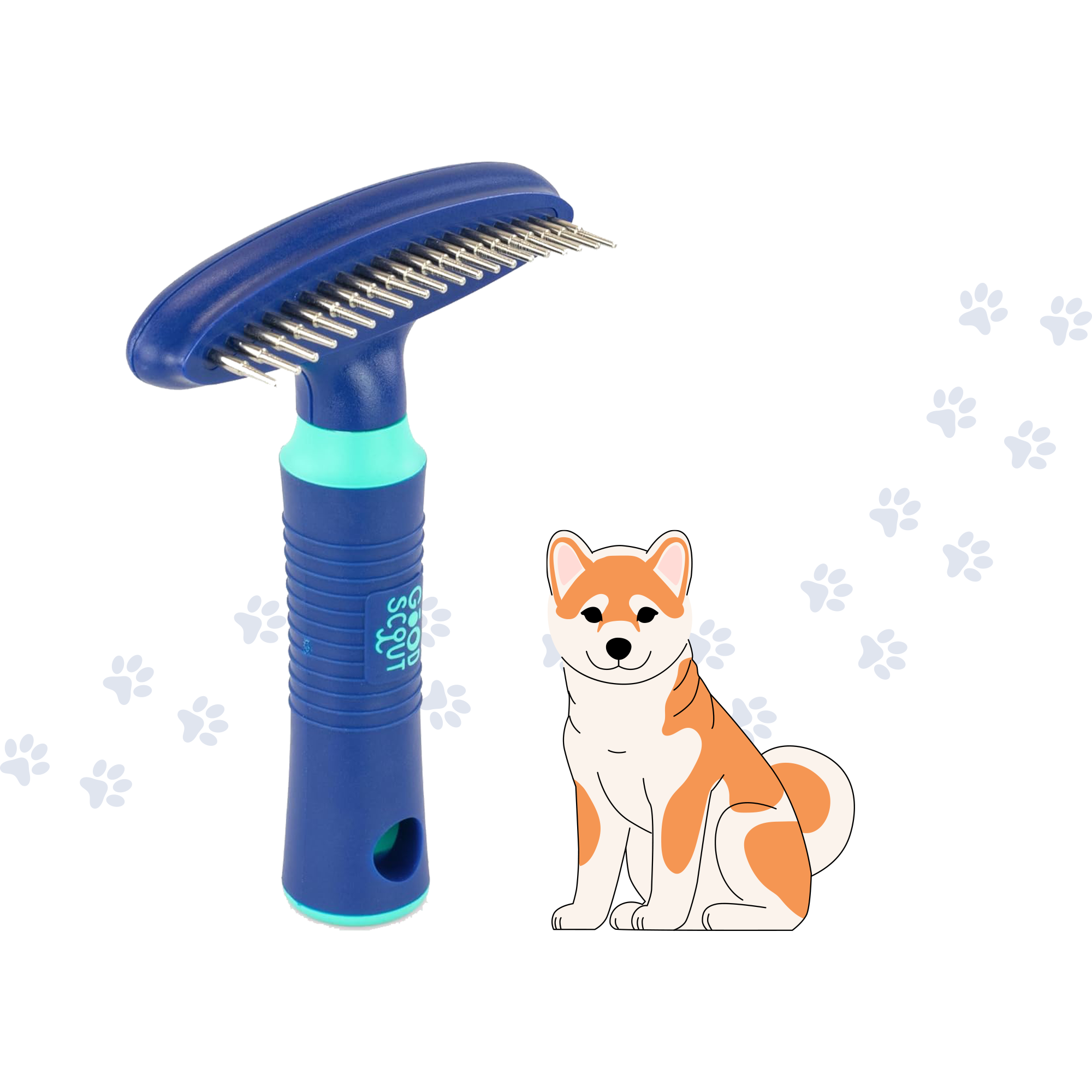 Crover - Wholesale Pet Grooming Tool - Dog - Rotating Pin Pet Hair Rake – Deshedding Tool for Pets

0