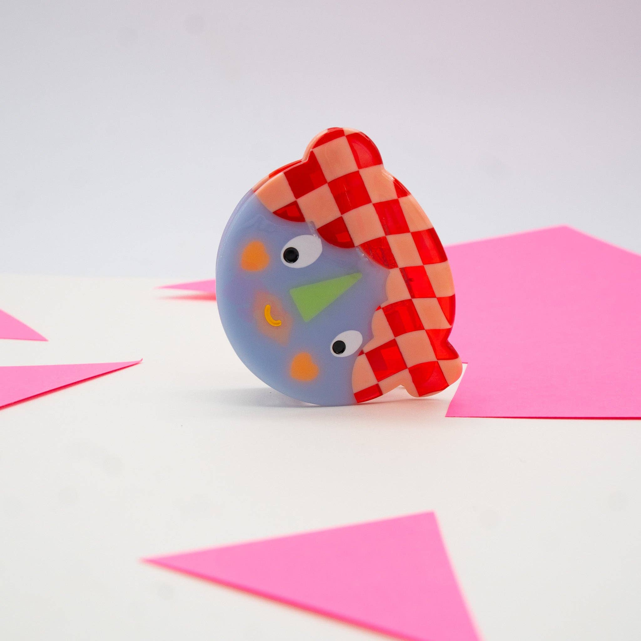 Khromophilia - Wholesale Hair Clip - Women's - Naughty Girl In Blue Bun Holder5