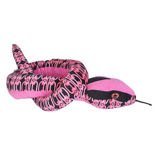 Wild Republic - Wholesale Stuffed/Plush Toy - Kids & Baby - Snake Links Pink Stuffed Animal 54"