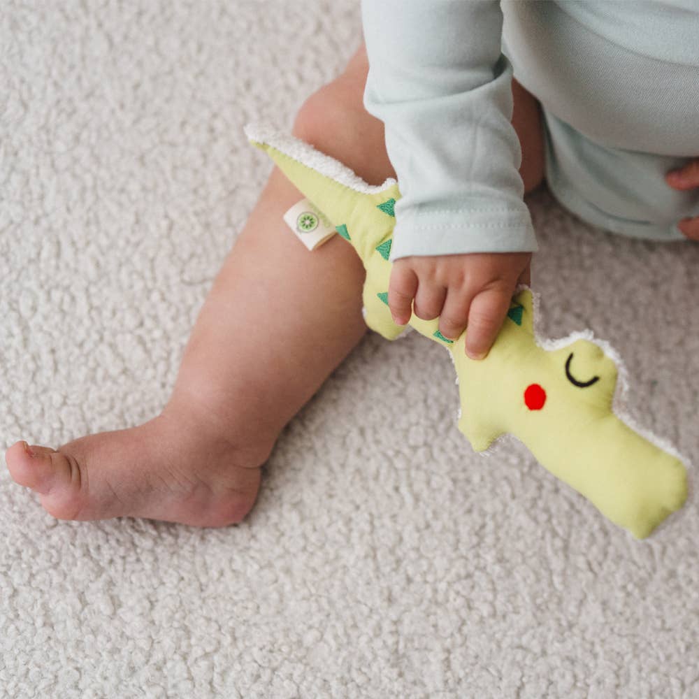 aPunt Barcelona - Wholesale Stuffed/Plush Toy - Kids & Baby - BIO Rattle Doll for Baby: CROCODILE1