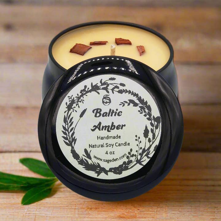 Baltic Amber Candle for wholesale by Sage Den