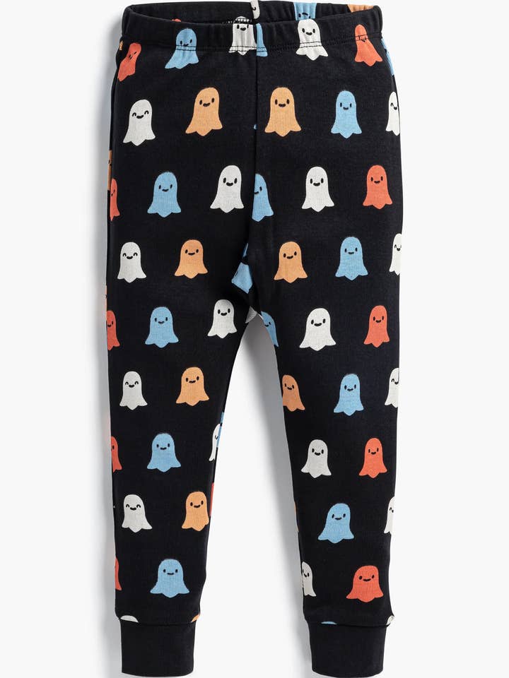 Monica + Andy - Wholesale Sleepwear Set - Kids - Halloween Kids Two-Piece Pajama Set_Colorful Ghosts2