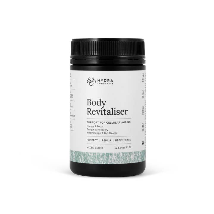 Hydra Longevity – wholesale Oralt tillskott/Vitamin – Body Revitaliser - Förbättrad energi och daglig prestanda3