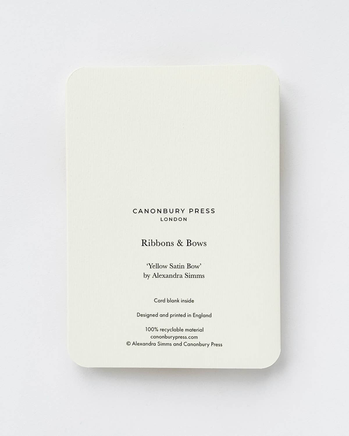 Canonbury Press – postal de Páscoa por atacado – Cartão de Felicitações com Laço de Cetim Amarelo | Cartão de Aniversário3