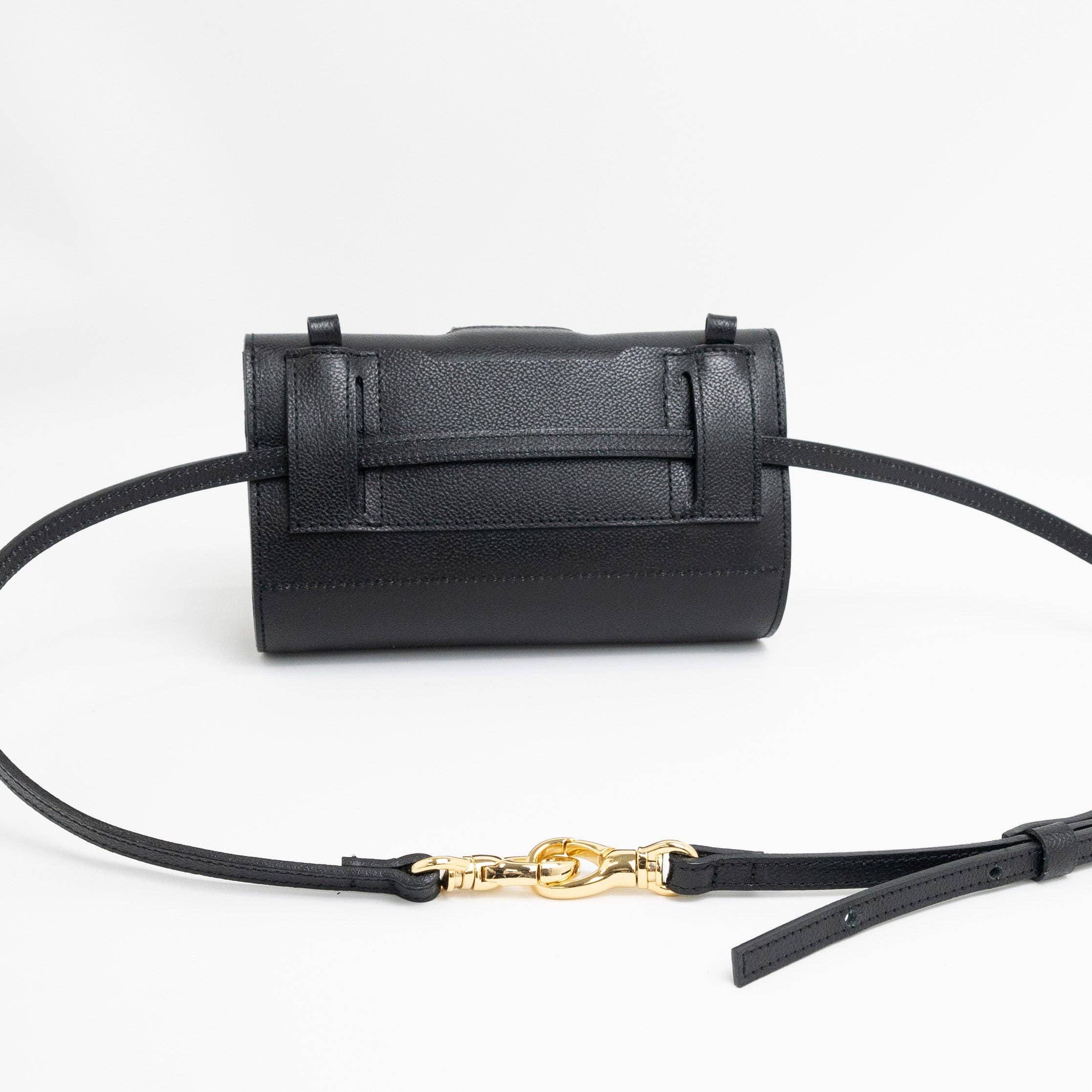 Unofuku - Wholesale Shoulder Bag - Women's - re:credo Noemi  4-Way Shoulder Bag (Black)5