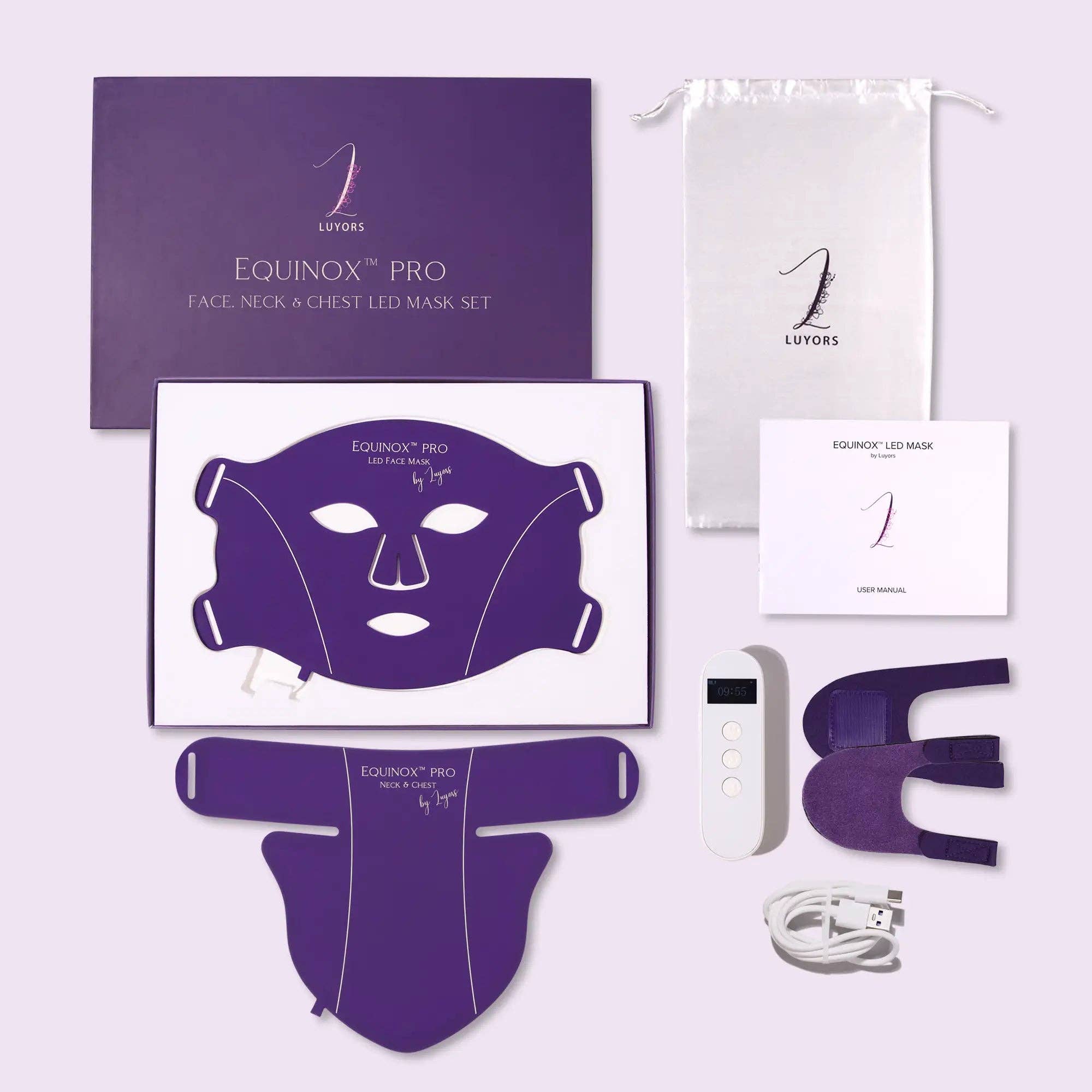 Luyors - Wholesale Electronic Skincare Device - Equinox™ Pro LED Mask - Lights On, Problems Off6