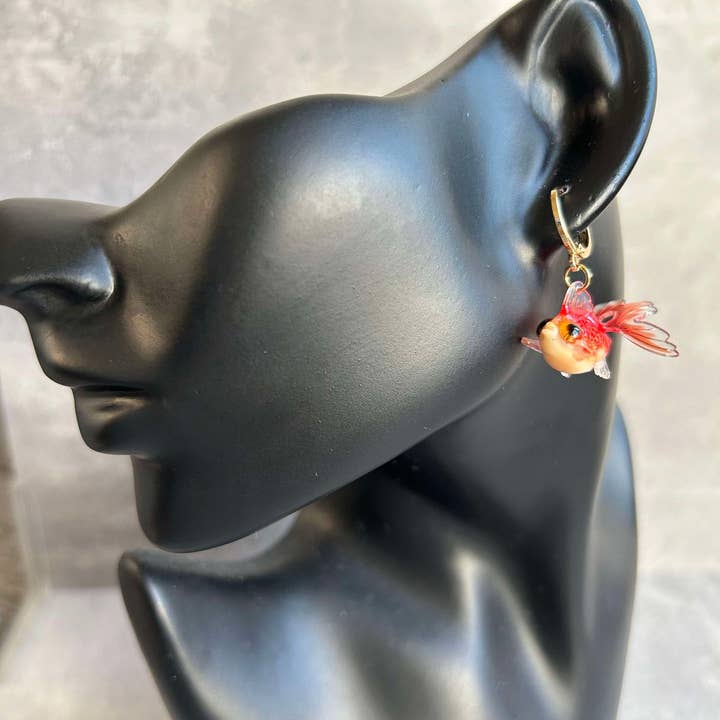 HolyGuacamolly - Wholesale Dangle Earrings - Unique Goldfish Earrings3