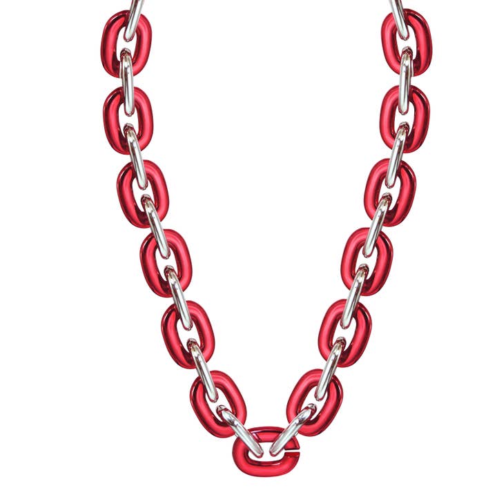Simran International - Wholesale Link & Chain Necklace - Jumbo Fan Chain Necklace17