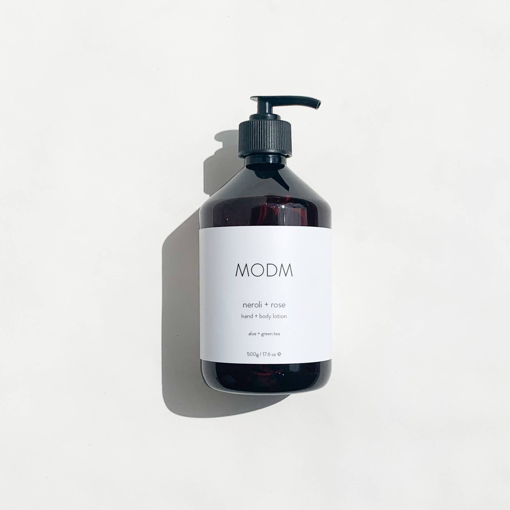 MODM – wholesale Hand & body lotion – MODM Hand + Body Lotion w/ Aloe + Green Tea - Neroli + Rose