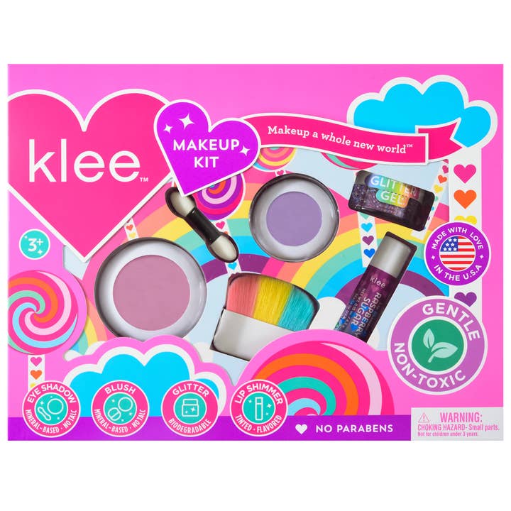 Klee Naturals - Wholesale Kids Makeup - Kids - NEW!! Whirl With It - Pinwheel Love Mineral Makeup Kit