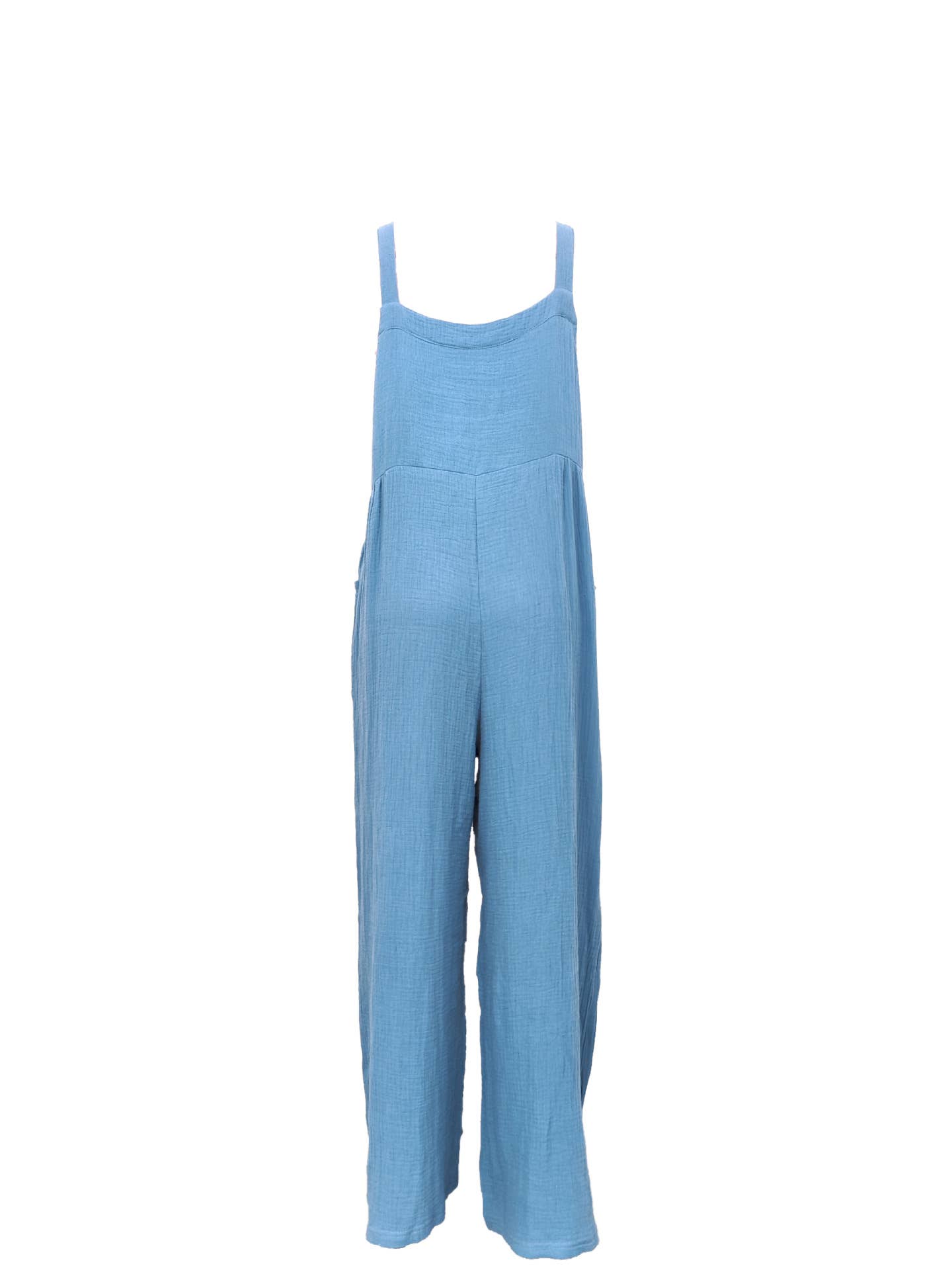 Rosa Clothing - Vente Combinaison – femme - Combinaison à bretelles à encolure carrée et poches amples2