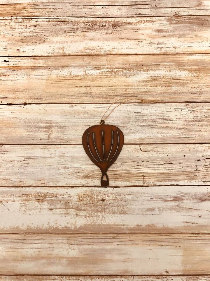 Hot Air Balloon Ornament for wholesale by Universal Ironworks USA