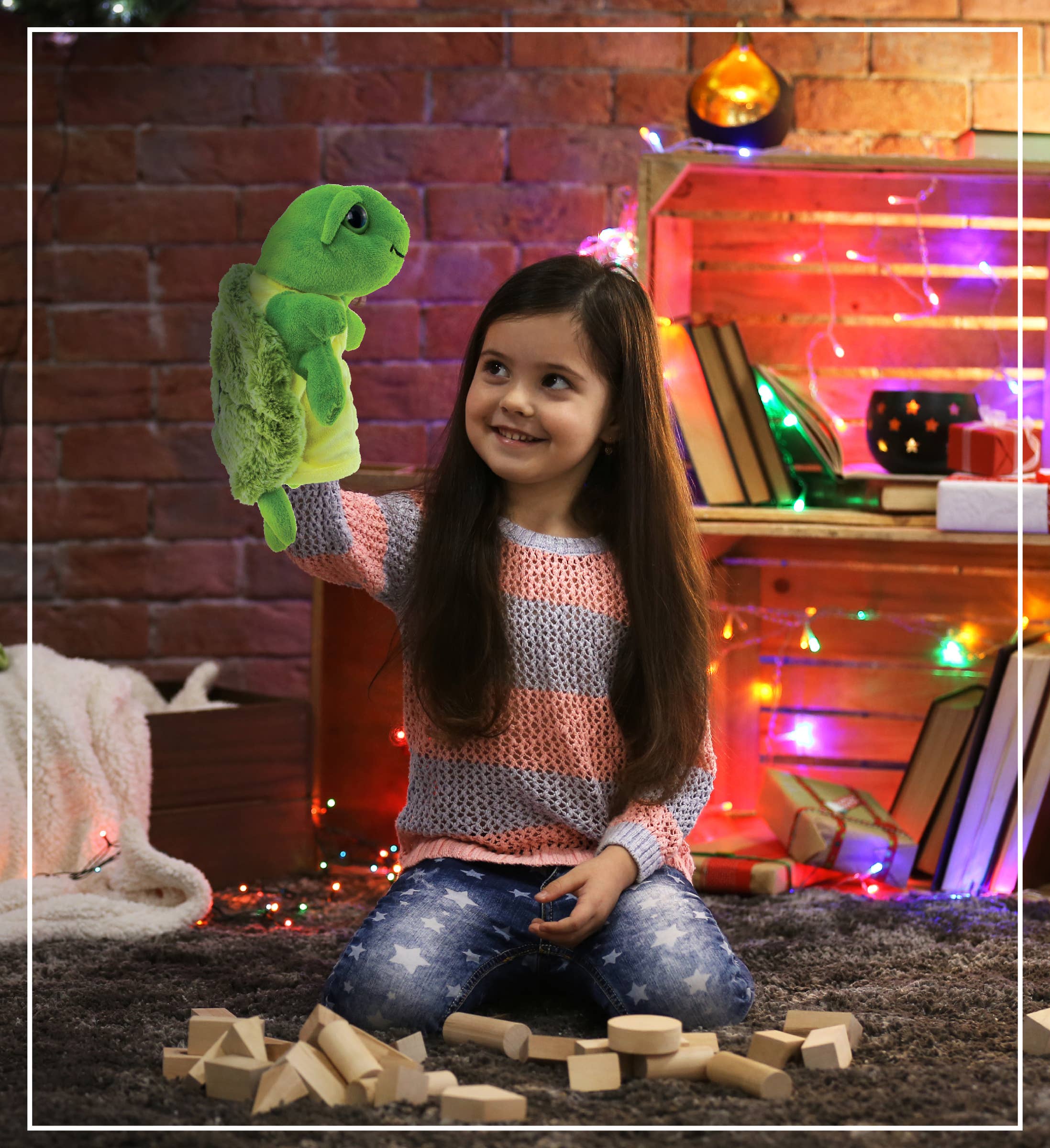 Cota Global - Wholesale Stuffed/Plush Toy - Kids & Baby - Super Soft Plush Hand Puppet - Sea Turtle3