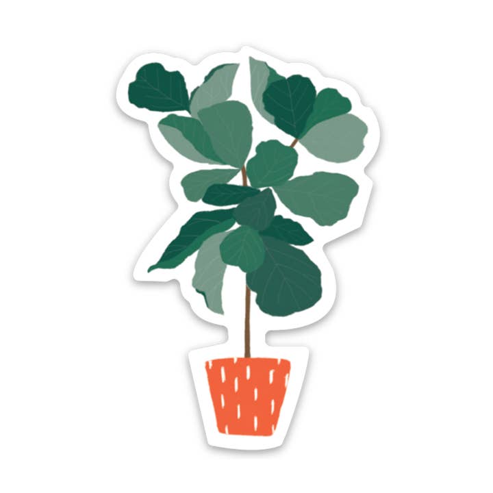 Plante 4 Sticker for engroshandel hos Joy Paper Co.