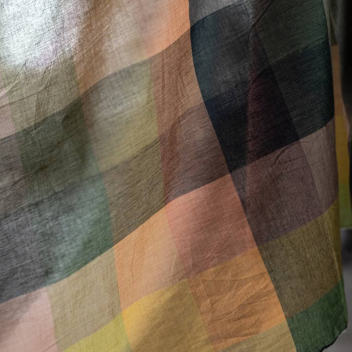 Merchant and Mills – wholesale Fabric – Pixel Watercolour Cotton Check3