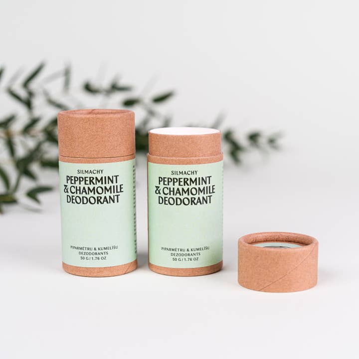 SILMACHY cosmetics - Wholesale Deodorant - Unisex - Natural Peppermint & Chamomile Deodorant Stick aluminum-free