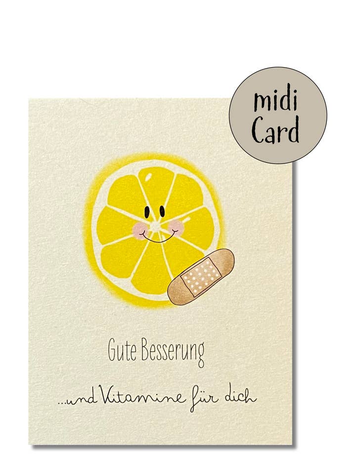 Vitamine Midikarte Get Well per la vendita all'ingrosso da parte di KEITCARDS