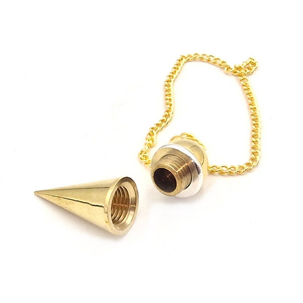 Shamans Crystal - Wholesale Meditation Supplies - Brass Pendulums, Brass Dowsing Pendulums with Gift Pouch29