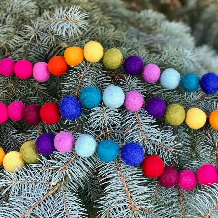 Garland - Rainbow Ball for wholesale by The Winding Road