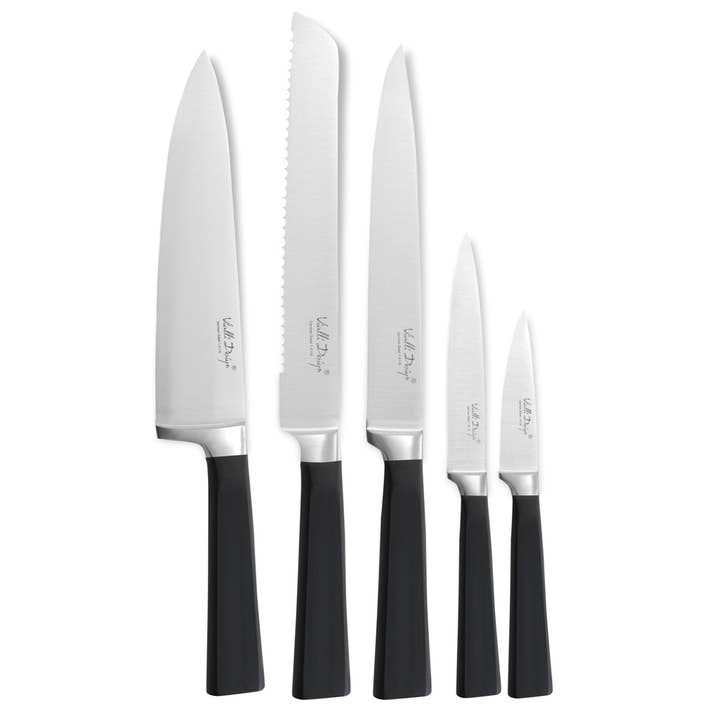 Set Of 5-Pcs Knifes In Block White Fino 5233 for wholesale by Kulig Sp. z o.o.