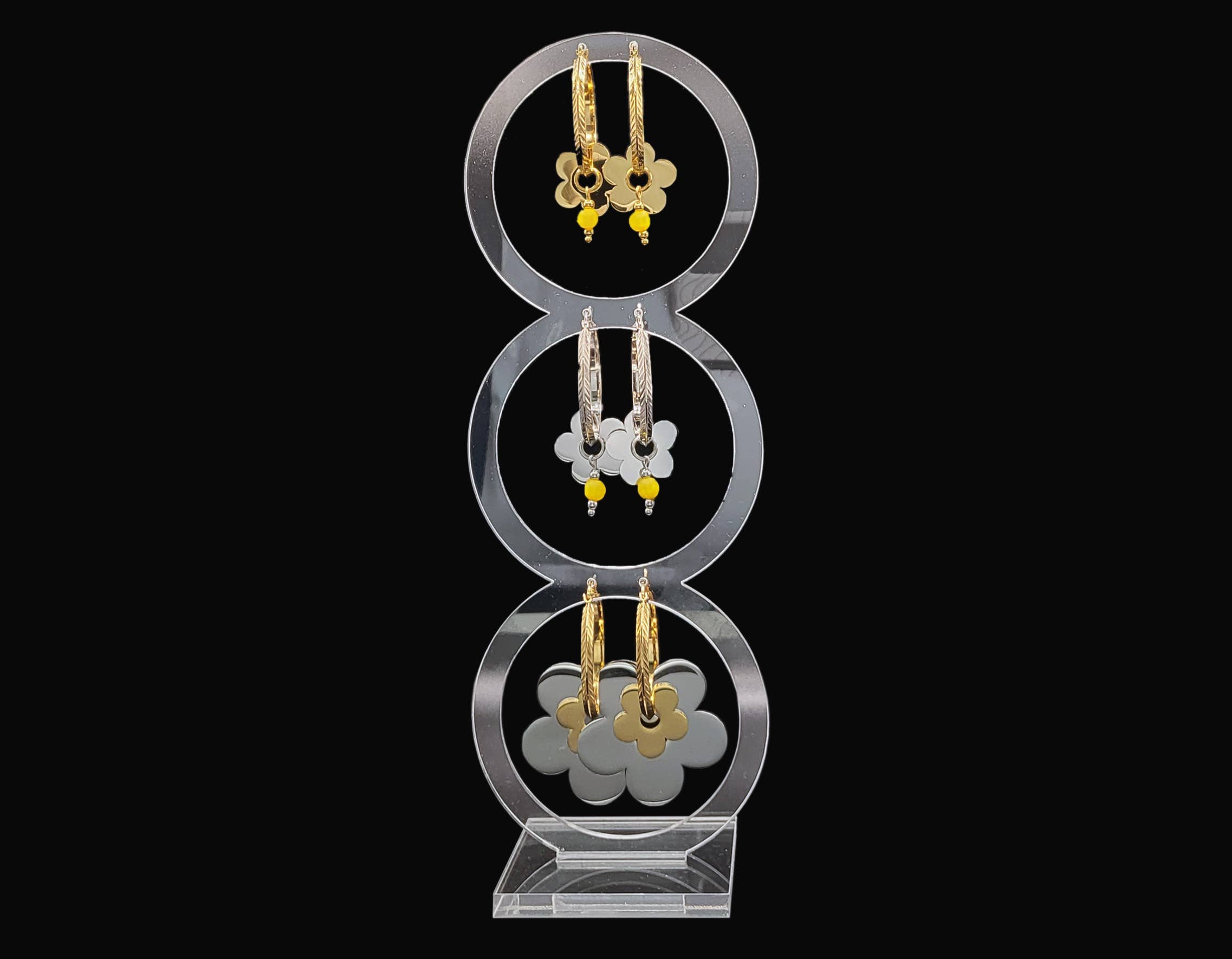 TABOO Sieraden - Wholesale Jewelry Stand & Display - Oorbellen display Circles0