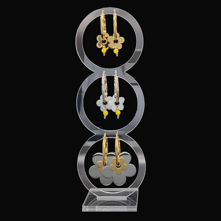 Boucles d'écran Circles pour la vente par TABOO Sieraden