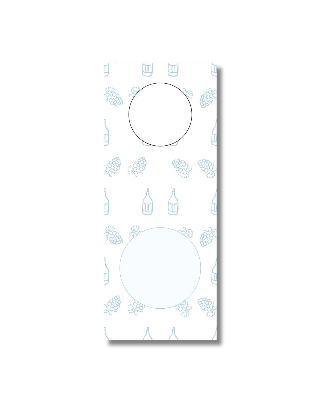 Blue Grape Wine Bottle Gift Tags – Set of 6, Made in the USA for wholesale by Duncan Sister Designs