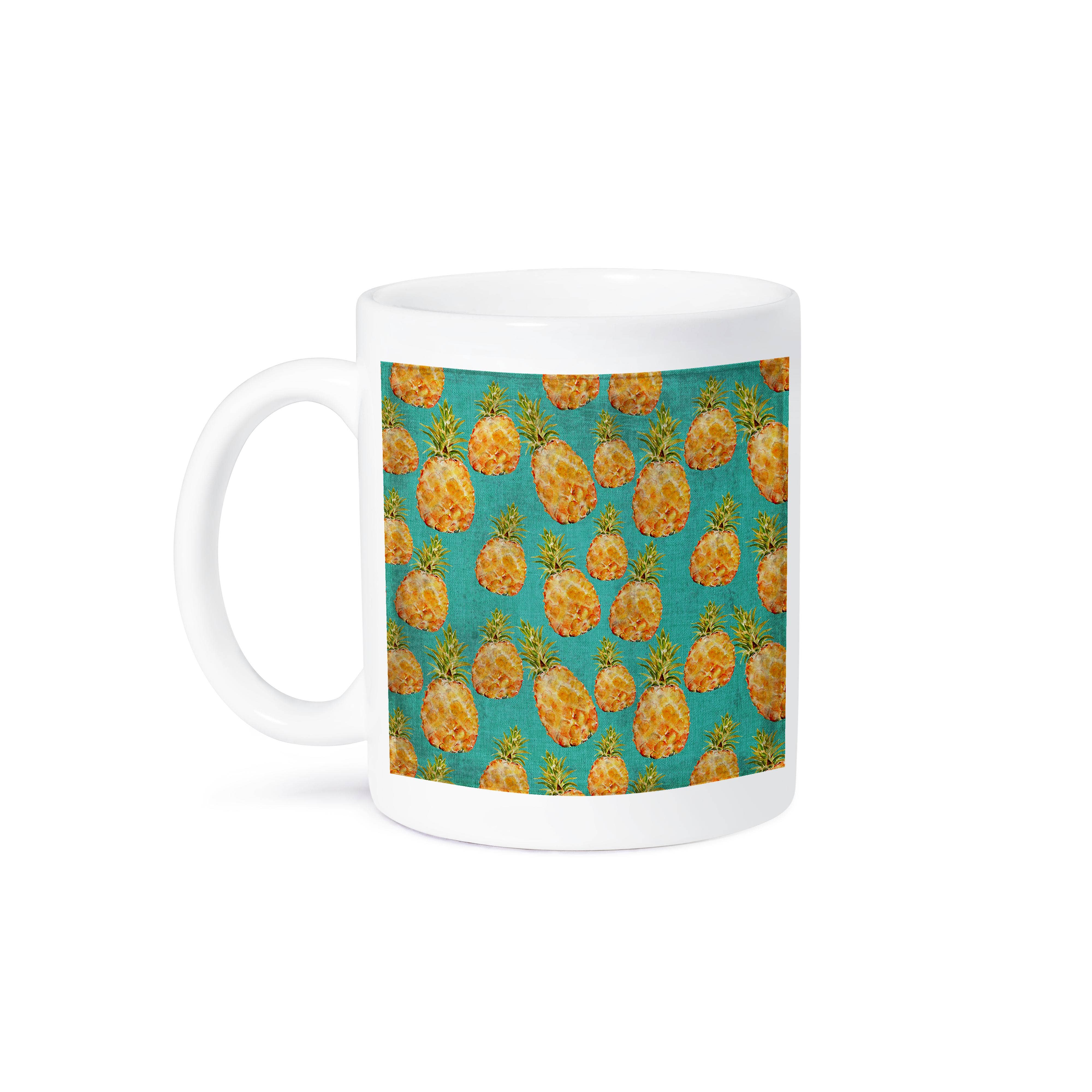 3dRose - Wholesale Coffee Mug - 3dRose, Pineapple Fruit Pattern in Watercolor, Mug8