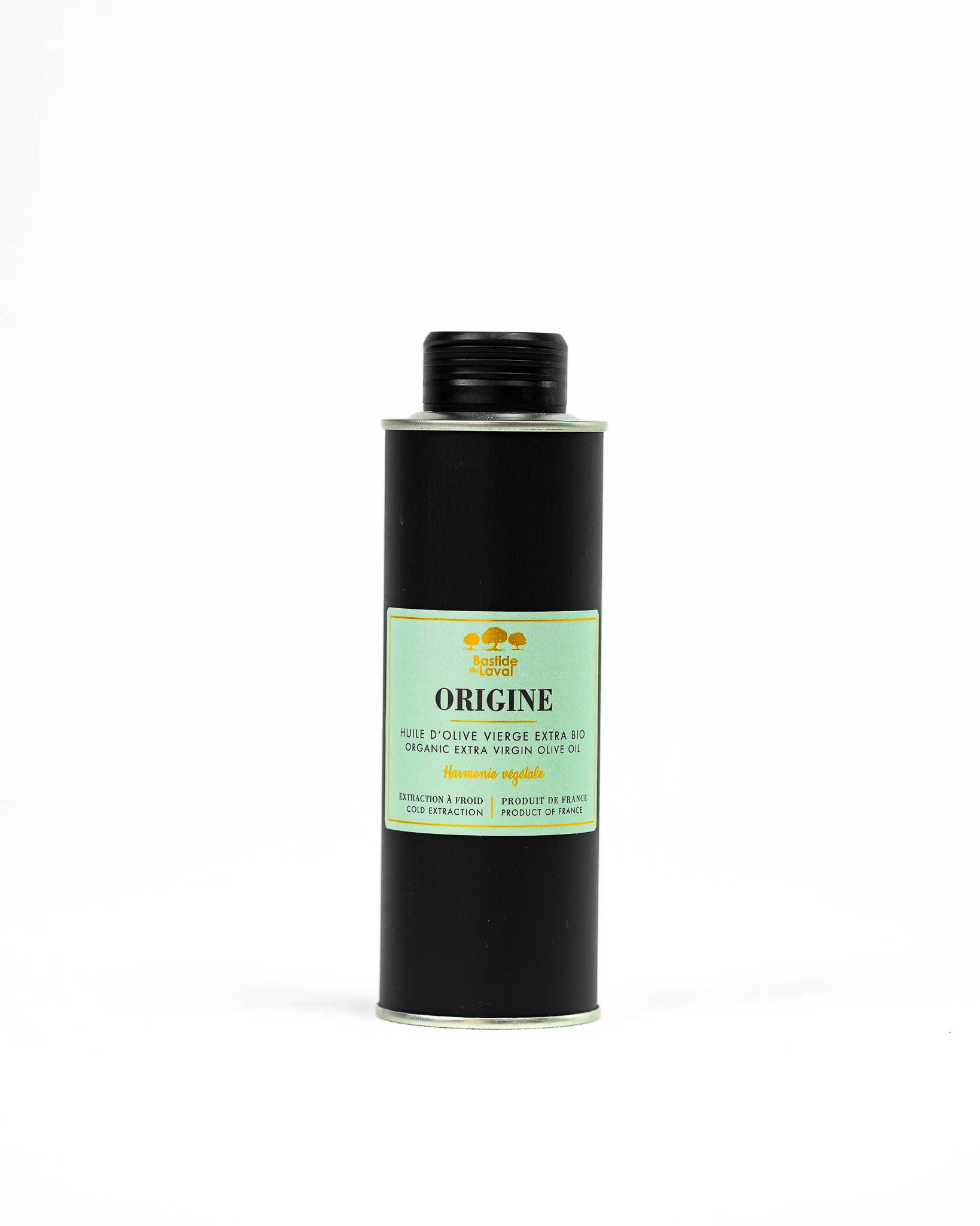 BASTIDE DU LAVAL - SARL Moulin du Grand Cèdre – Engroshandel Olivenolie – Økologisk olivenolie i dåse, 25 cl