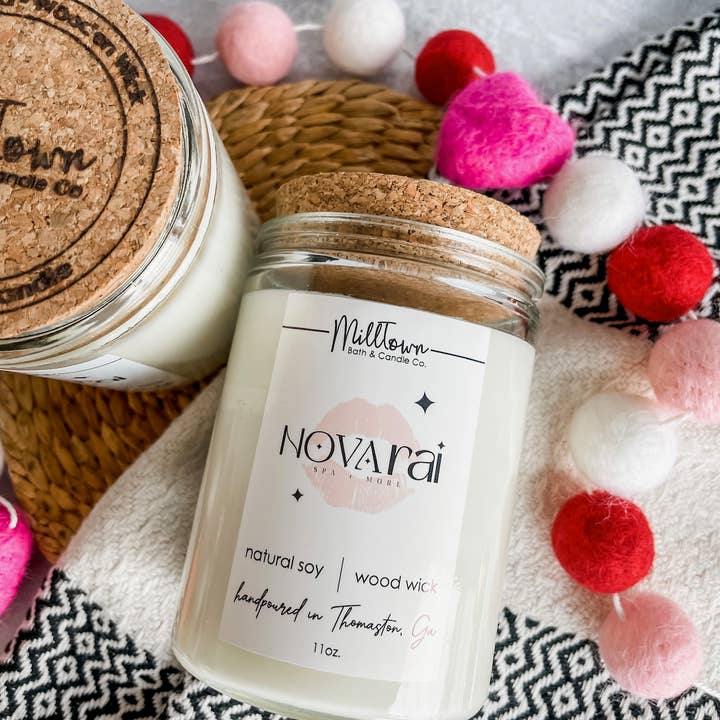 MillTown Bath & Candle Company - Wholesale Jar/Filled Candle - Custom Branded Soy Candles – Hand-Poured with Your Logo & Label4