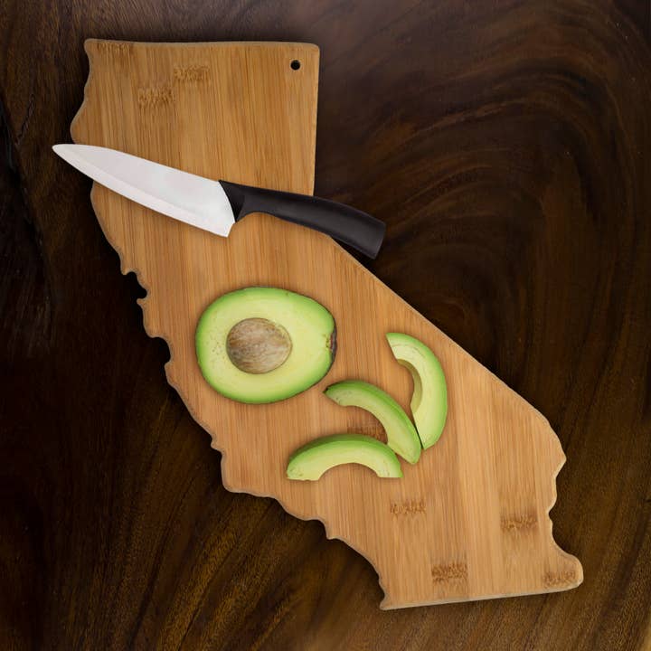 Totally Bamboo - Wholesale Cutting Board - California State-Shaped Bamboo Serving & Cutting Board
