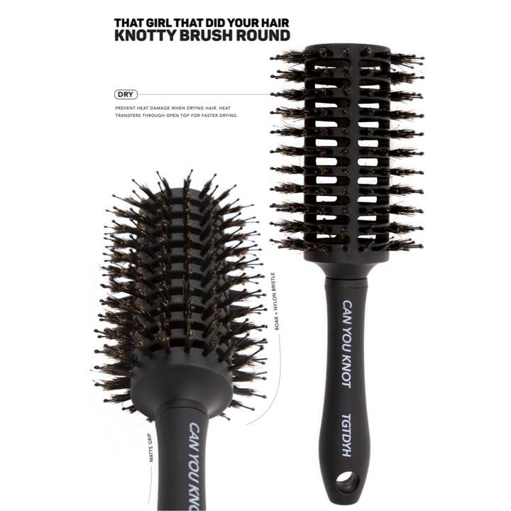 THAT GIRL THAT DID YOUR HAIR – wholesale Hårborste/kam – KNOTIG BORSTE RUND (STOR)