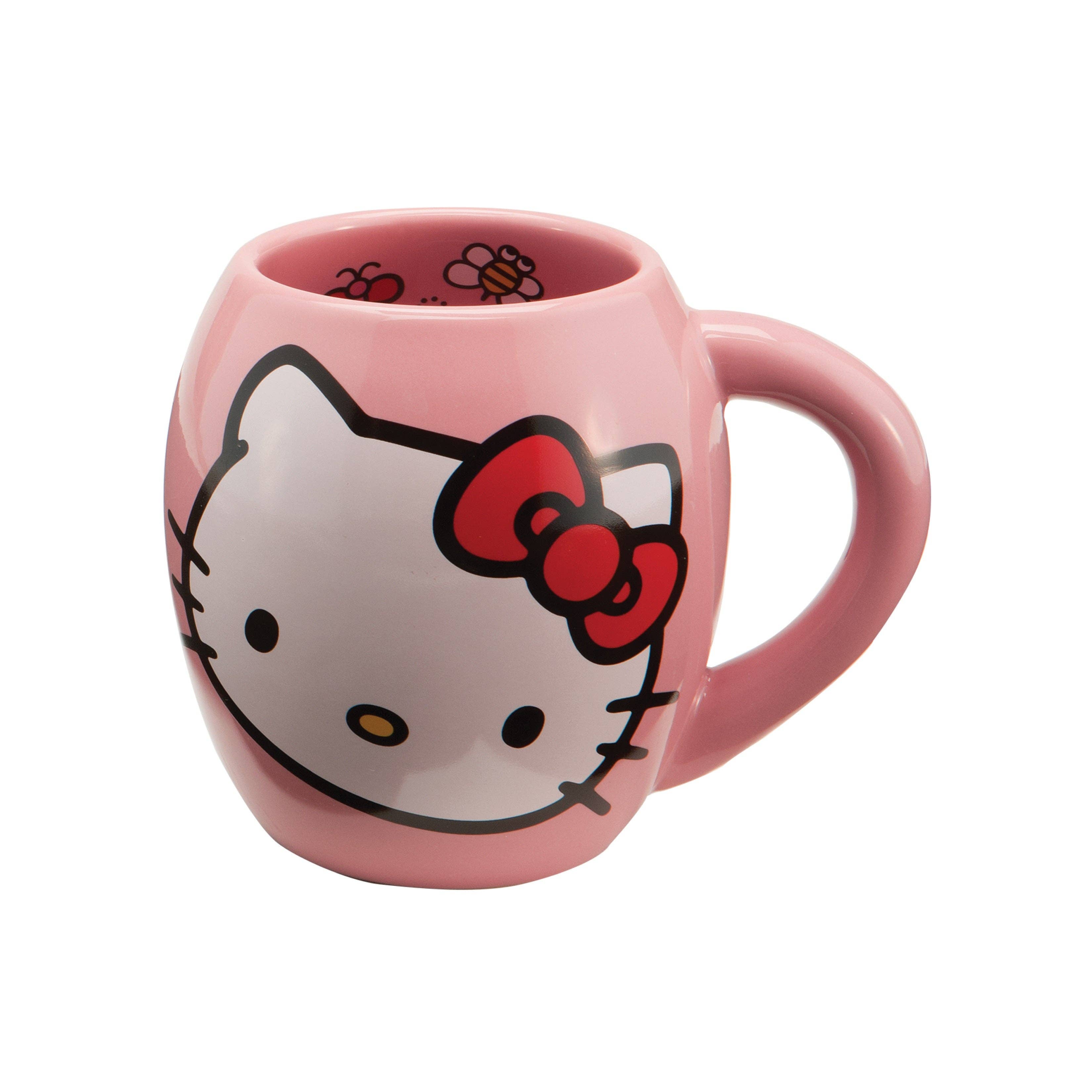 Bioworld Merchandising - Wholesale Coffee Mug - Hello Kitty 18 oz. Oval Ceramic Mug1